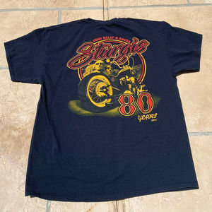 Sturgis 2020 Motorcycle Bike Rally and Races 80 Years Commemorative Tee Men's XL